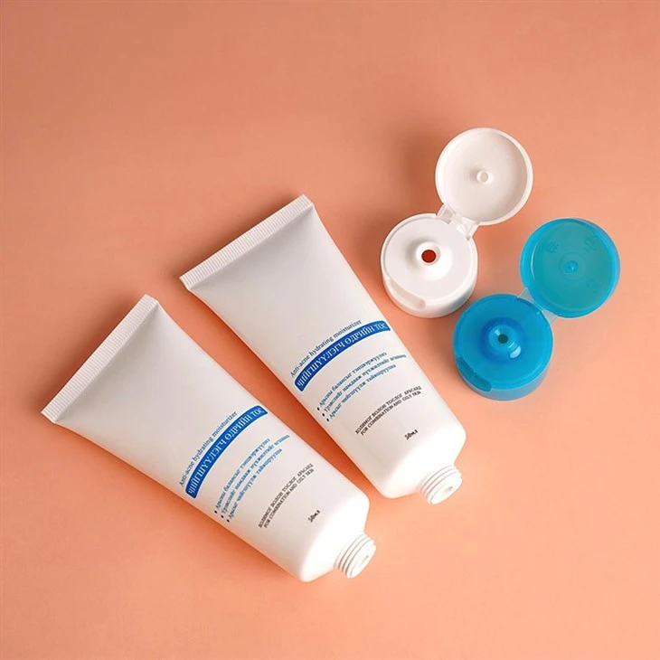 D22 Cream Container Hand Cream Packaging Sunscreen Tube Cosmetic Plastic Packaging Tube With Flip Top Cover