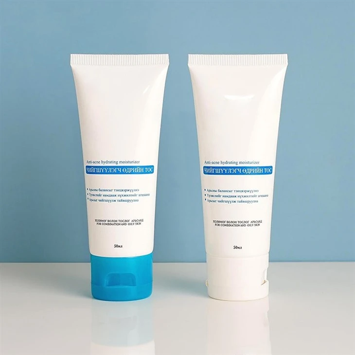 D22 Cream Container Hand Cream Packaging Sunscreen Tube Cosmetic Plastic Packaging Tube With Flip Top Cover
