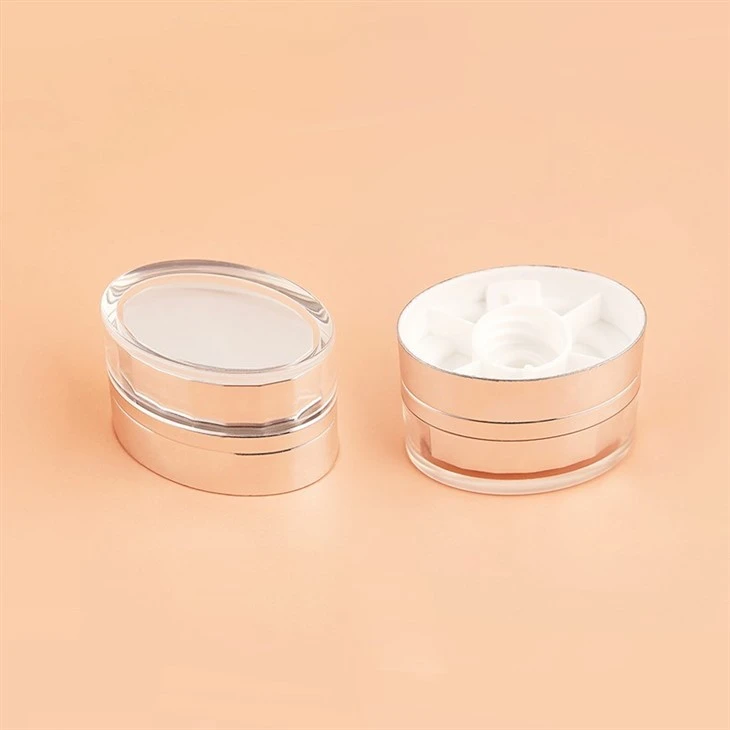 Face Cream Container Tube With Silver Acrylic Screw Cap