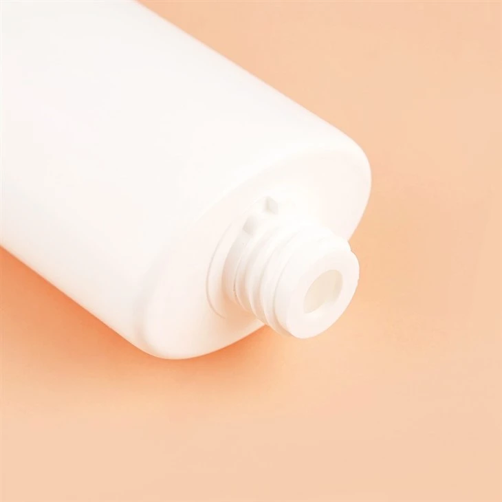 Face Cream Container Tube With Silver Acrylic Screw Cap