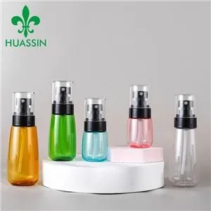 Colores 10ml 30ml 50ml 100ml 200ml Botella de spray de alcohol de niebla fina redonda vacía